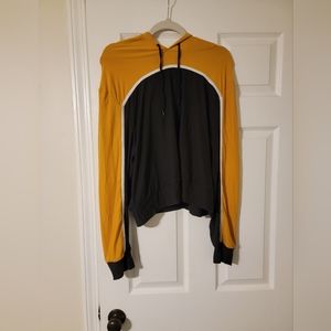 Hoodie, size 2X, yellow and black
